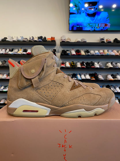 Jordan 6 Travis Scott British Khaki Size 10.5 Pre-Owned