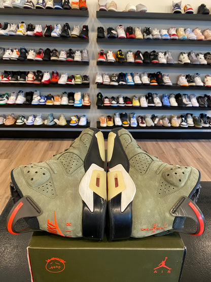Jordan 6 Travis Scott Olive Size 10.5 Pre-Owned