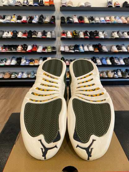 Jordan 12 Olive Canvas Size 9.5 Pre-Owned