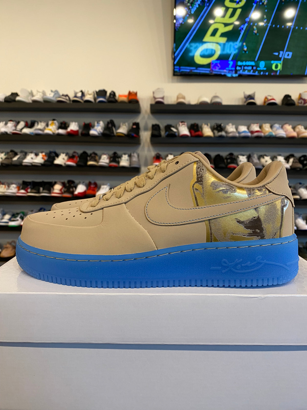 Nike Air Force 1 Low Kobe Linen Size 9.5 Brand New
