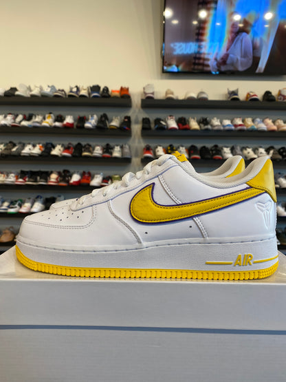 Nike Air Force 1 Low Kobe Lakers Home Size 9.5 Brand New