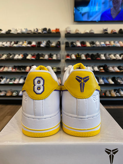 Nike Air Force 1 Low Kobe Lakers Home Size 9.5 Brand New