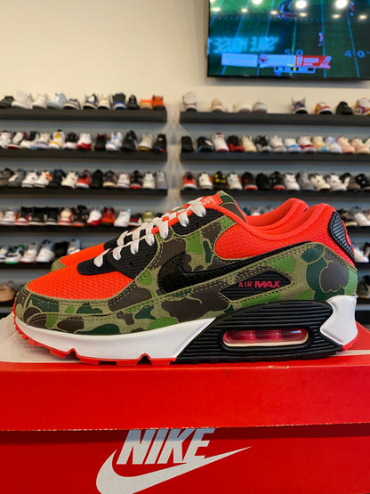Nike Air Max 90 Duck Camo Red Size 8.5 Pre-Owned