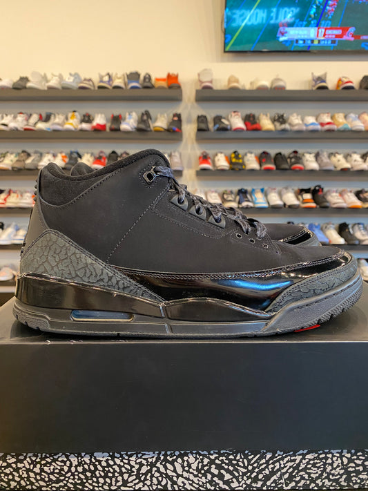 Jordan 3 Black Cat Size 11 Pre-Owned