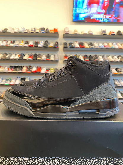 Jordan 3 Black Cat Size 11 Pre-Owned