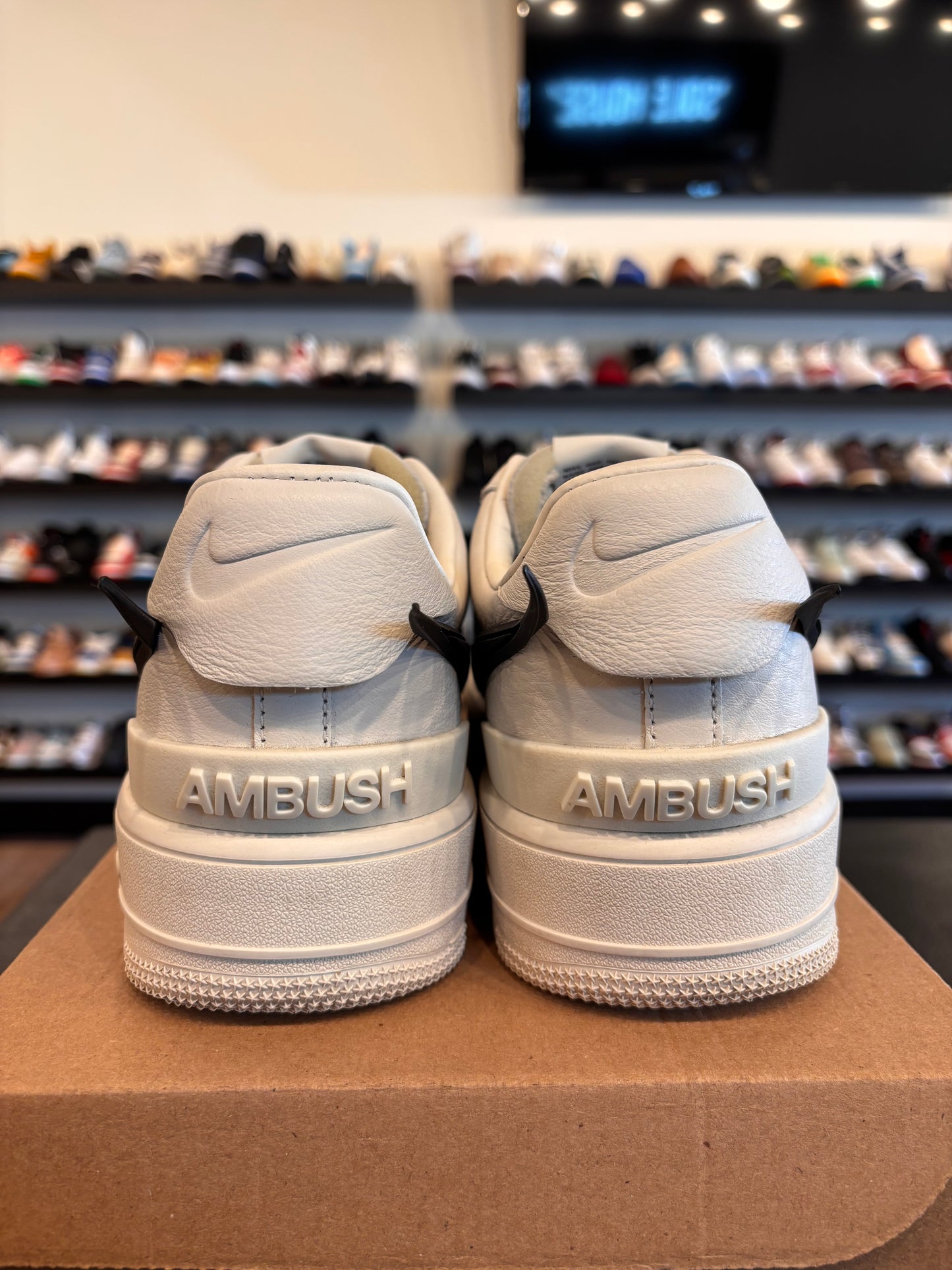 Nike Air Force 1 Low Ambush White Size 12 Pre-Owned (No Box)