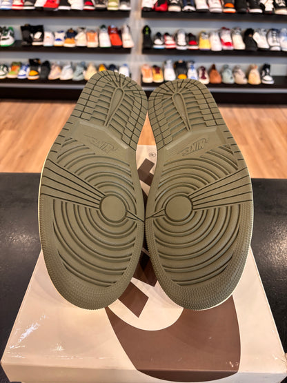 Jordan 1 Low Travis Scott Medium Olive Size 12 Pre-Owned