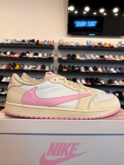 Jordan 1 Low Travis Scott Shy Pink Size 14 Pre-Owned
