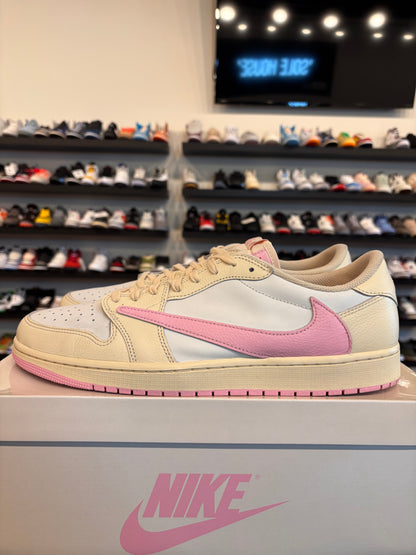 Jordan 1 Low Travis Scott Shy Pink Size 14 Pre-Owned