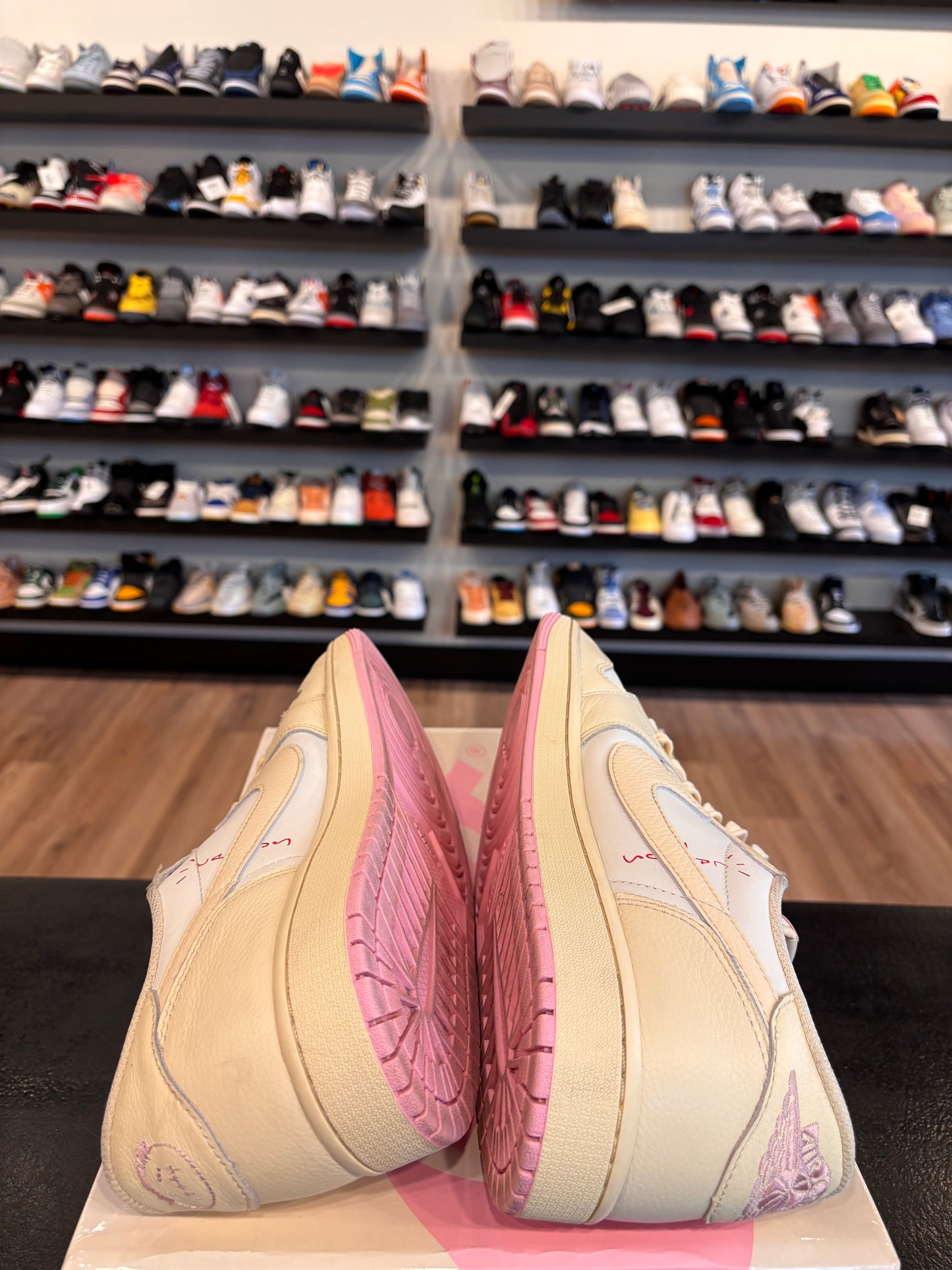 Jordan 1 Low Travis Scott Shy Pink Size 14 Pre-Owned