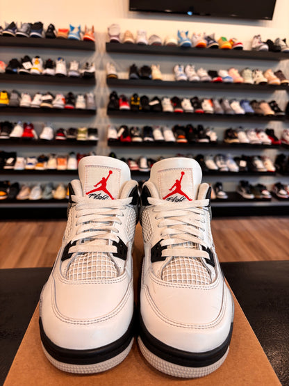 Jordan 4 White Cement 2025 Size 6Y (7.5W) Pre-Owned (No Box)