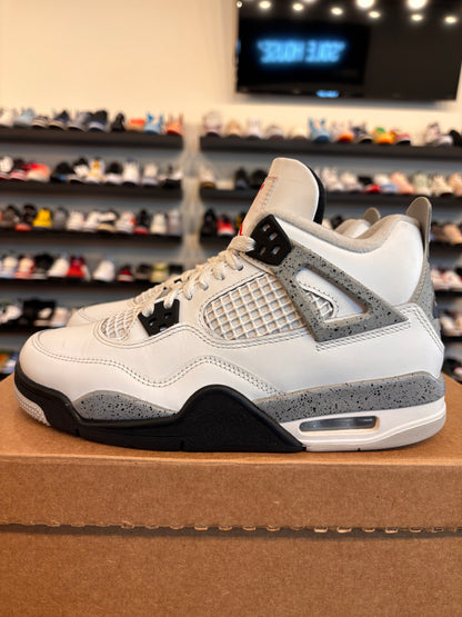 Jordan 4 White Cement 2025 Size 6Y (7.5W) Pre-Owned (No Box)