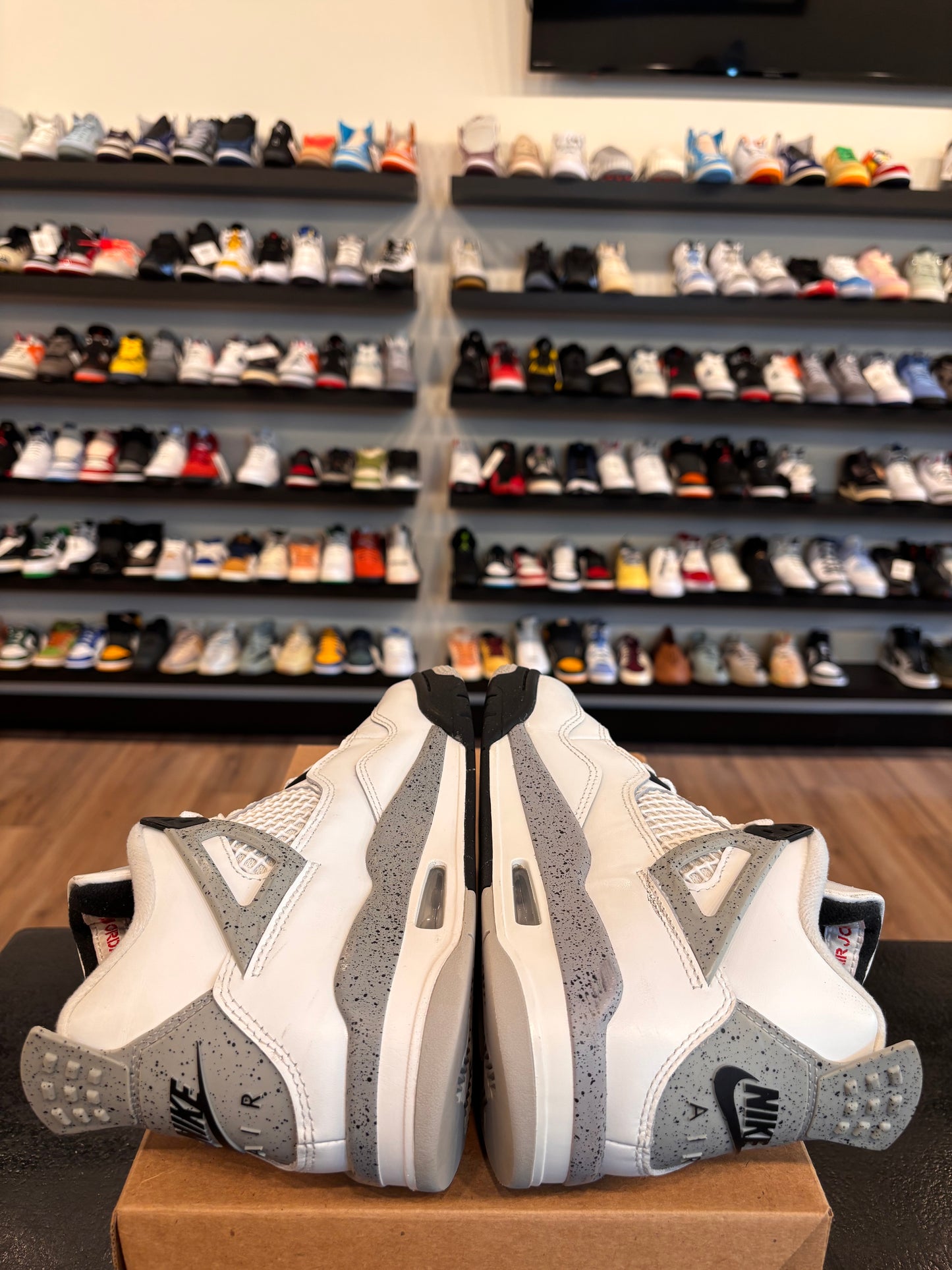 Jordan 4 White Cement 2025 Size 6Y (7.5W) Pre-Owned (No Box)