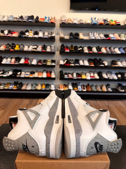 Jordan 4 White Cement 2025 Size 6Y (7.5W) Pre-Owned (No Box)