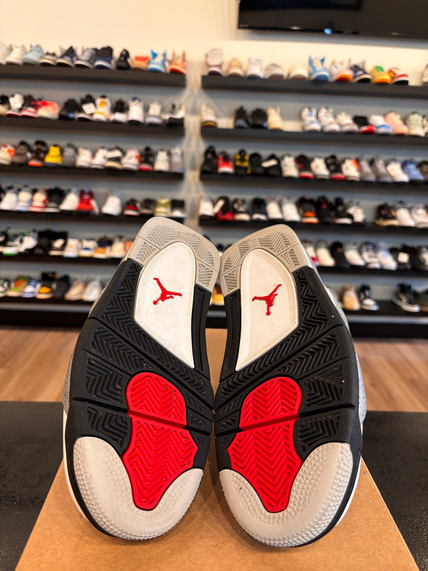 Jordan 4 White Cement 2025 Size 6Y (7.5W) Pre-Owned (No Box)