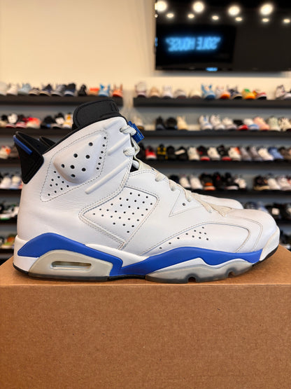 Jordan 6 Sport Blue Size 10 Pre-Owned (No Box)