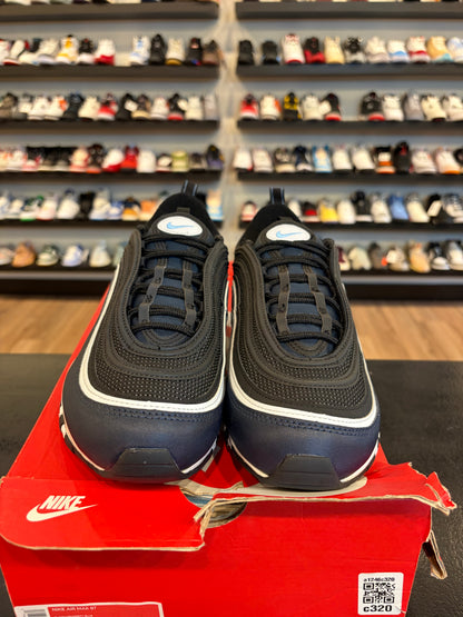 Nike Air Max 97 Black Blue Size 11.5 Pre-Owned