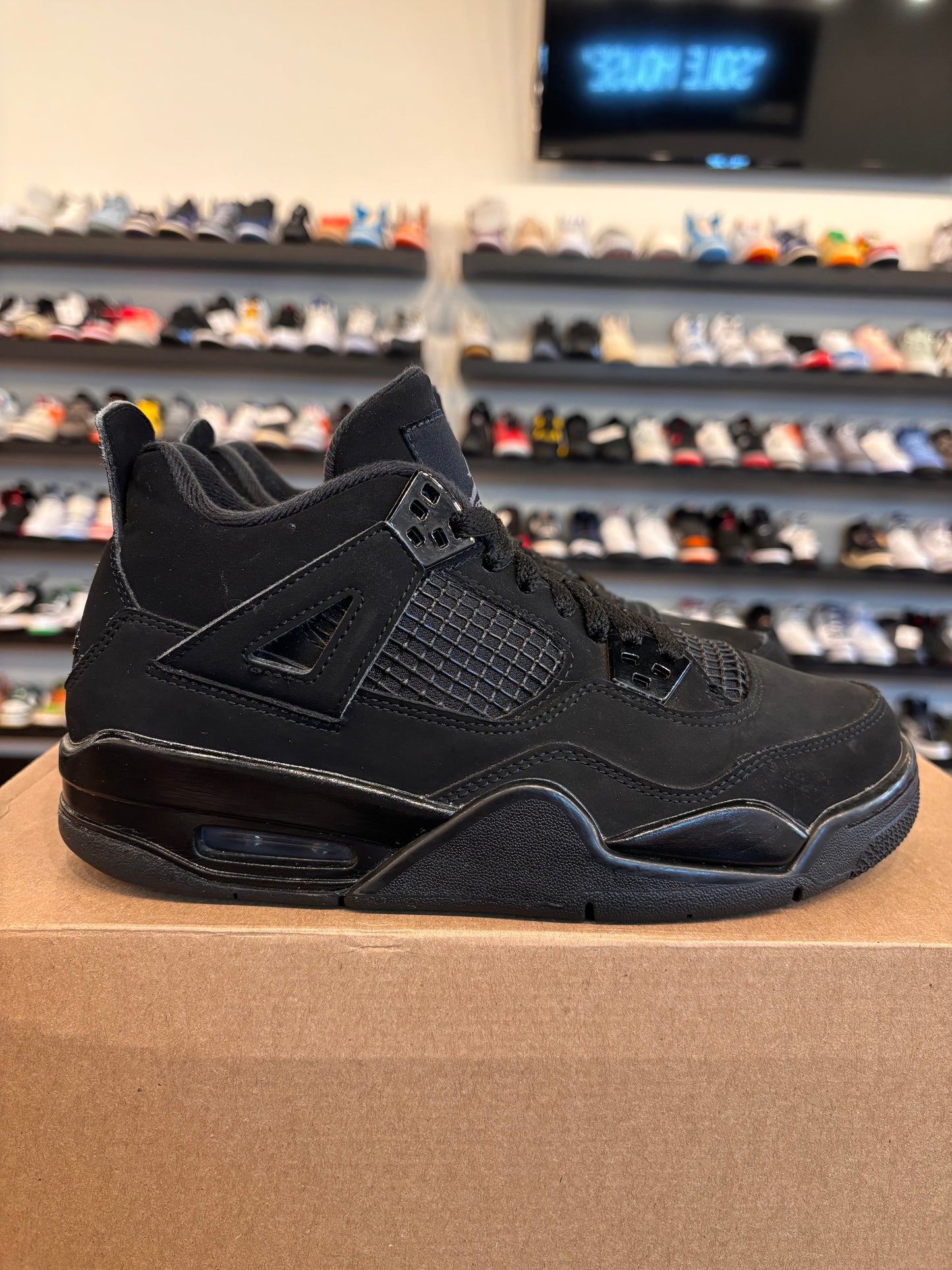 Jordan 4 Black Cat 2020 Size 6Y (7.5W) Pre-Owned (No Box)