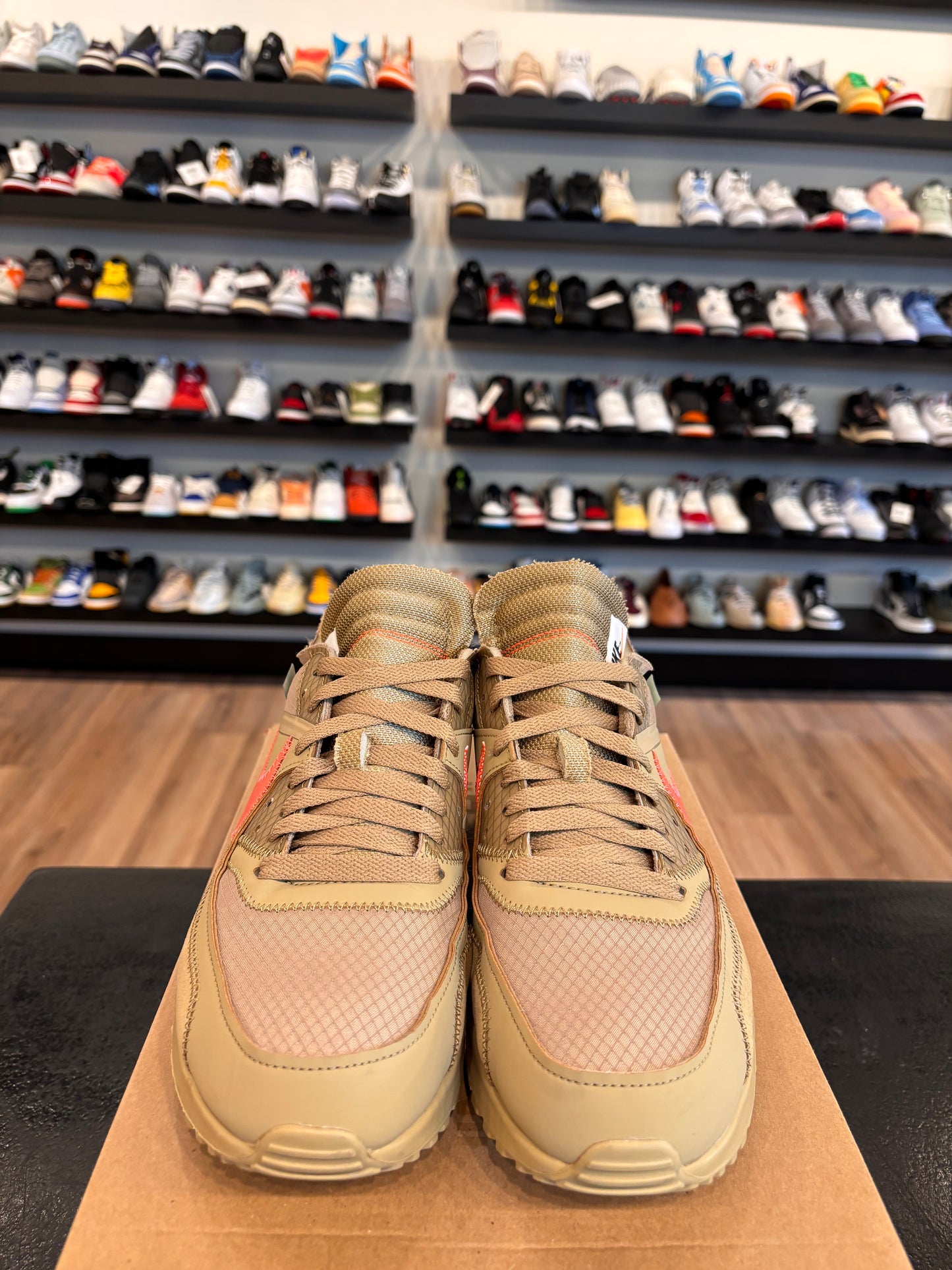NIke Air Max 90 Off-White Desert Ore Size 8 Pre-Owned