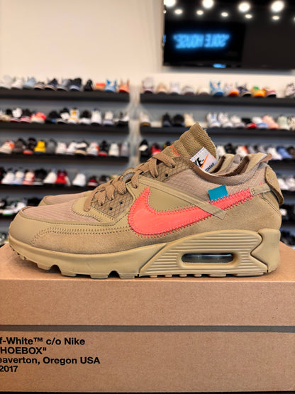 NIke Air Max 90 Off-White Desert Ore Size 8 Pre-Owned