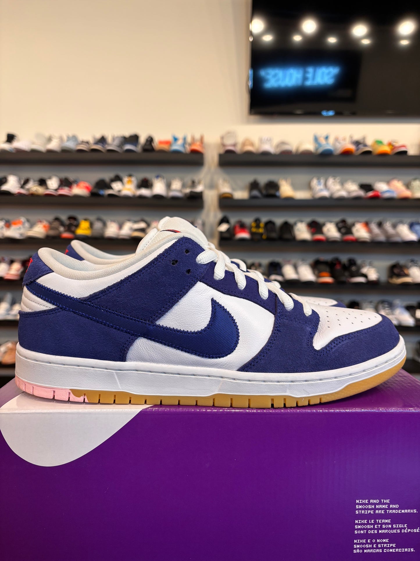 Nike SB Dunk Low Dodgers Size 12 Pre-Owned
