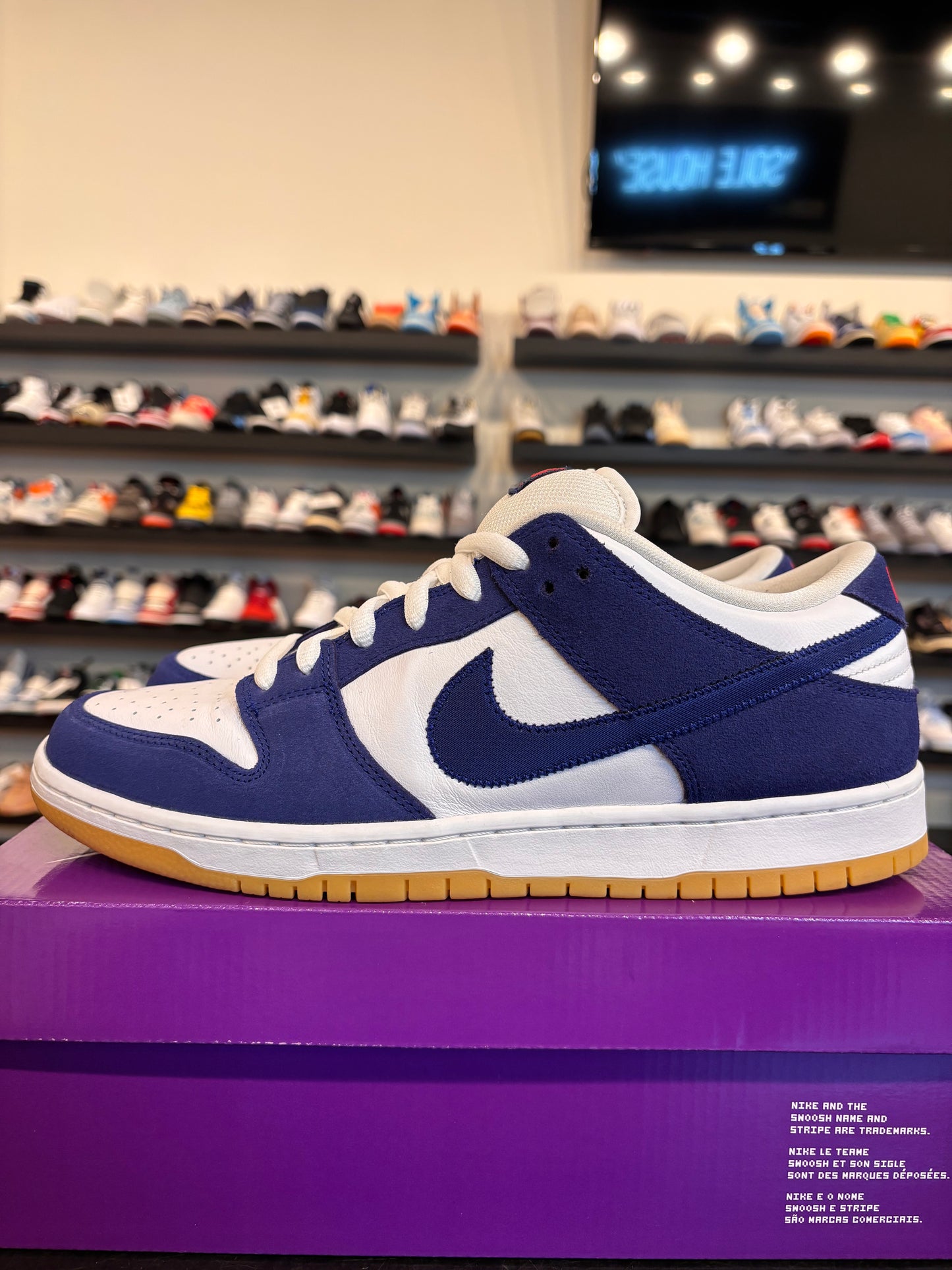 Nike SB Dunk Low Dodgers Size 12 Pre-Owned