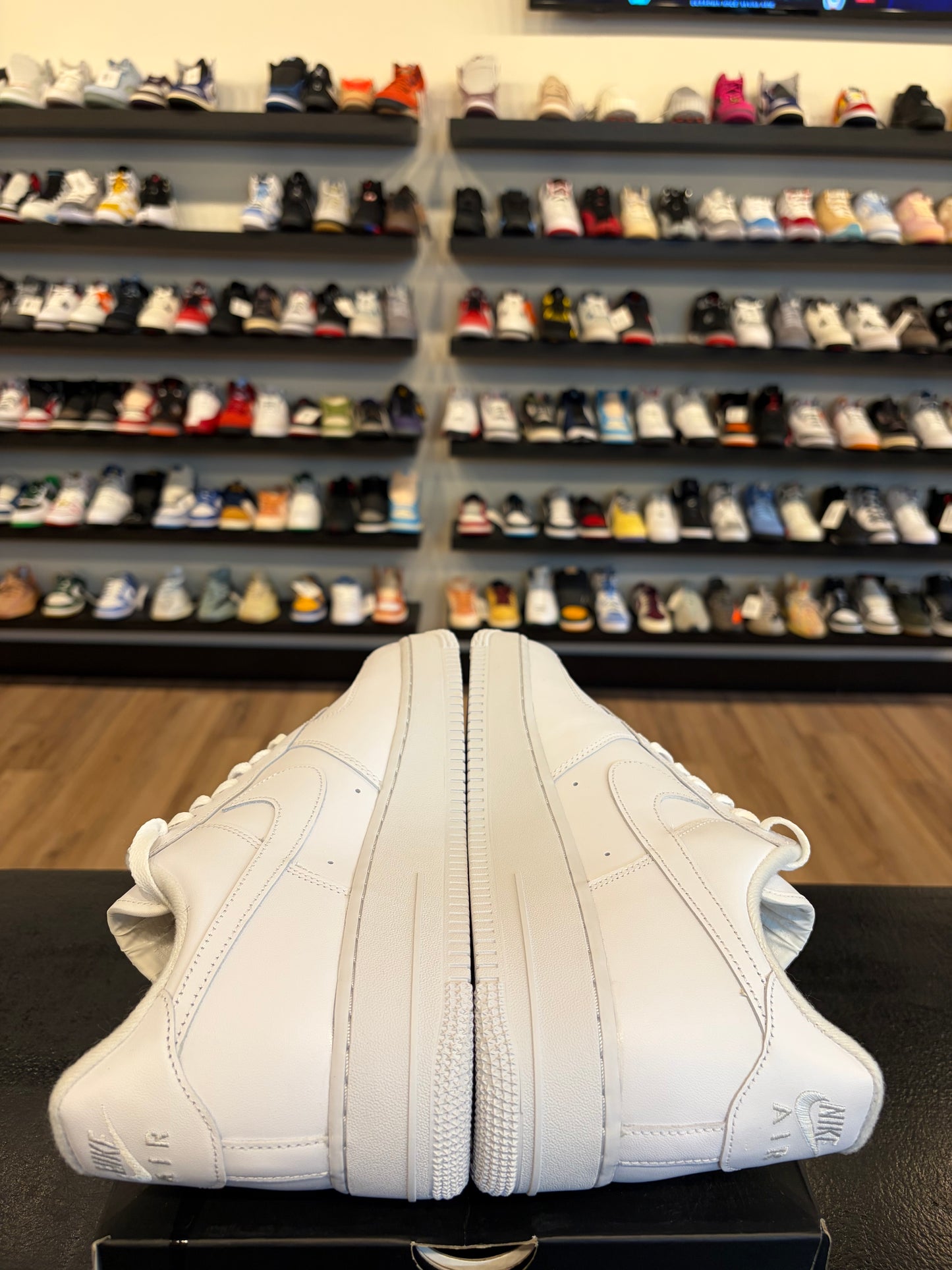 Nike Air Force 1 Low Supreme Triple White Size 12 Brand New