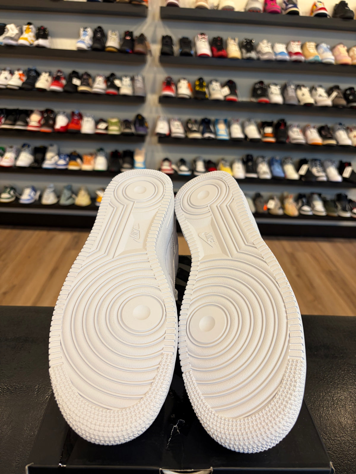 Nike Air Force 1 Low Supreme Triple White Size 12 Brand New