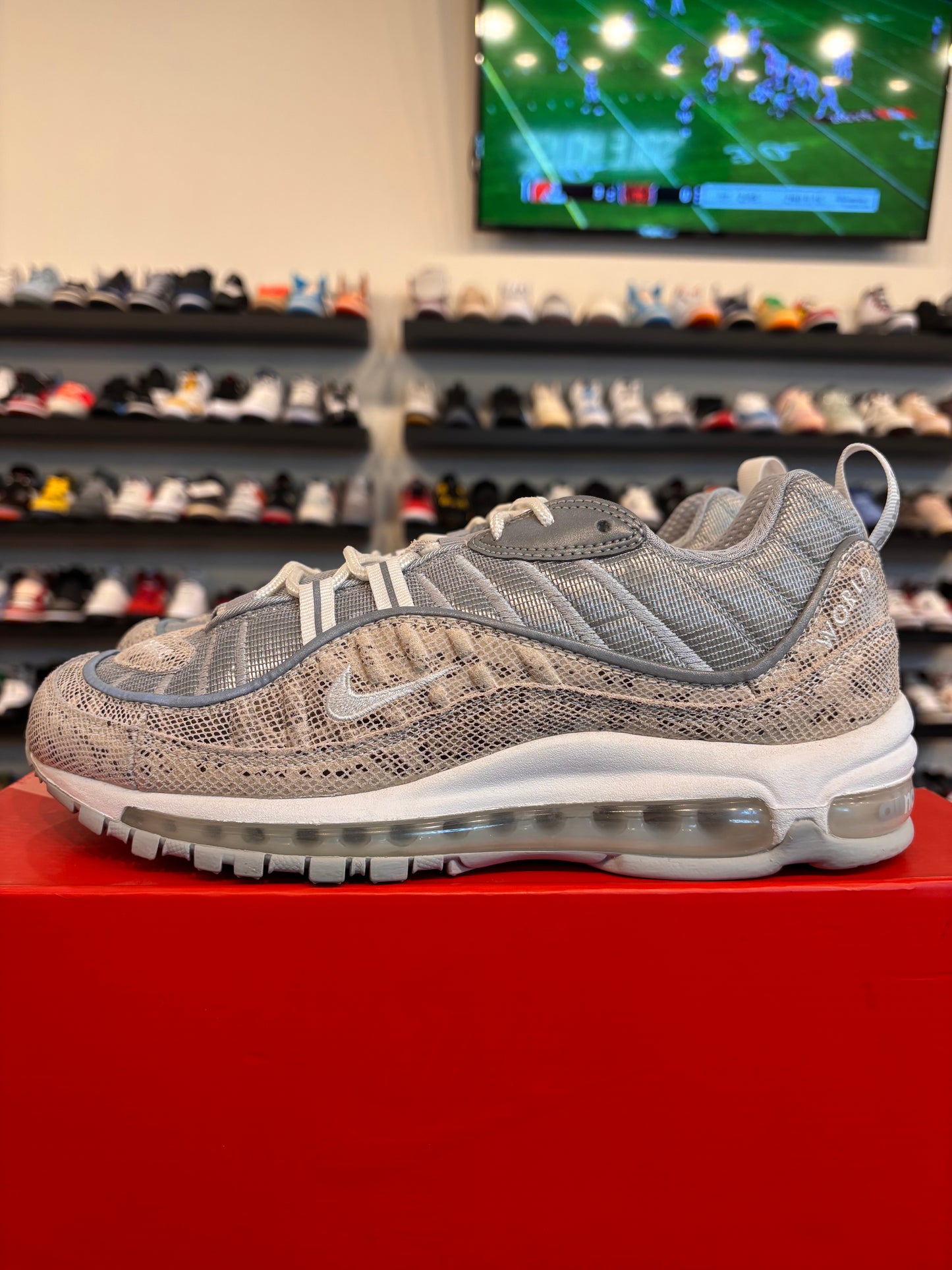 Nike Air Max 98 Supreme Snakeskin Size 8 Pre-Owned