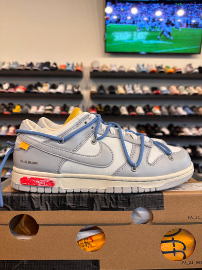 Nike Dunk Low Off-White Lot 5 Size 8 Pre-Owned