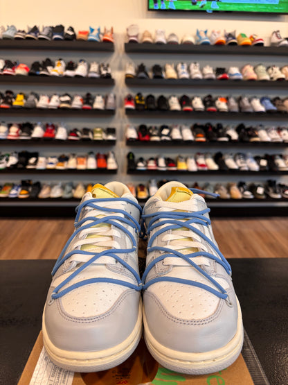 Nike Dunk Low Off-White Lot 5 Size 8 Pre-Owned