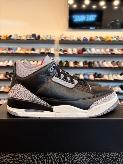 Jordan 3 Black Cement 2024 Size 9.5 Pre-Owned