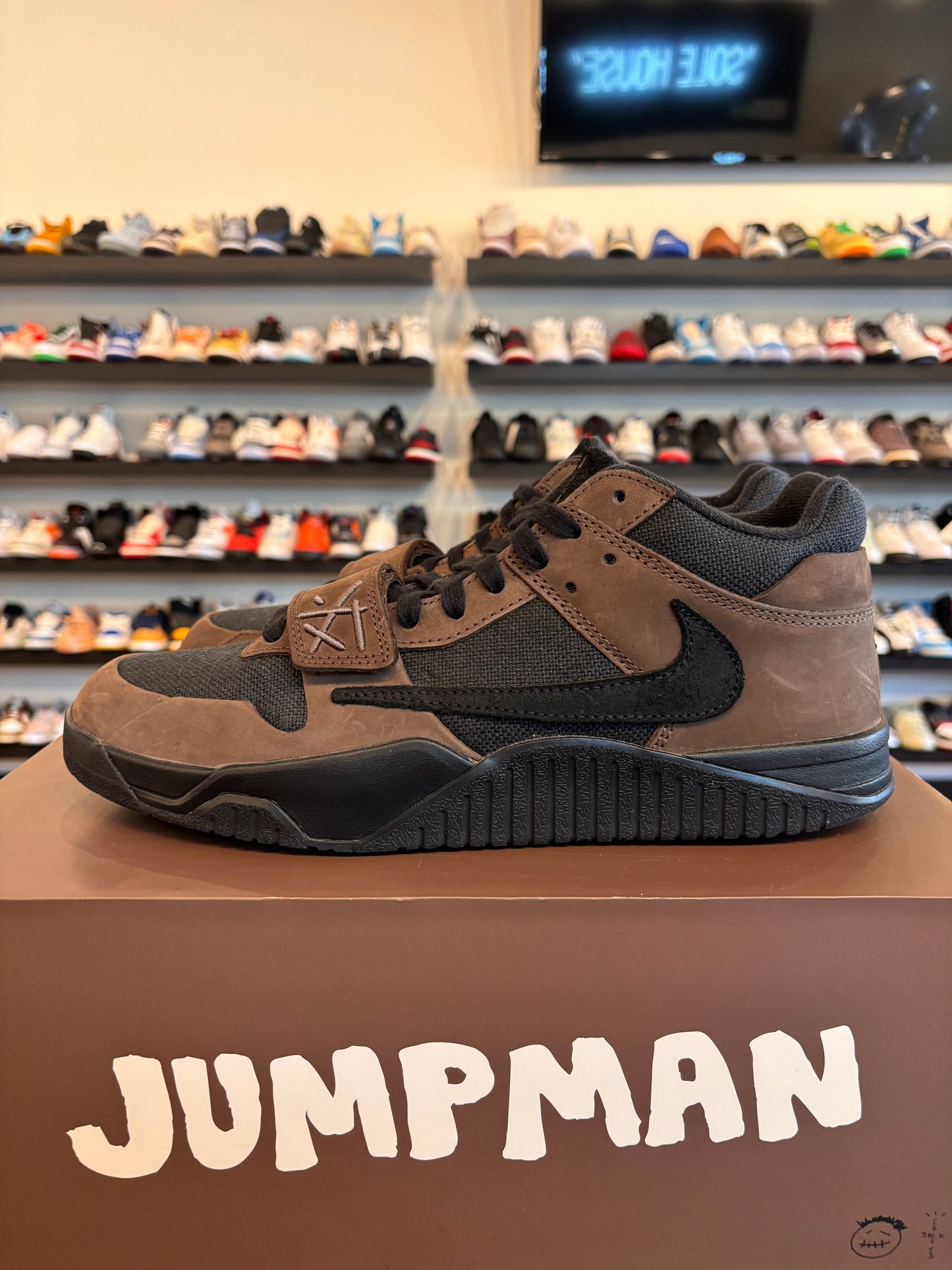 Jordan Jumpman Jack Travis Scott Dark Mocha Size 11 Pre-Owned