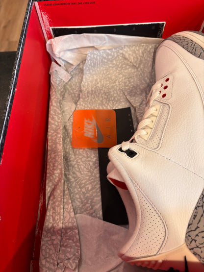 Jordan 3 White Cement Reimagined Size 12 Pre-Owned