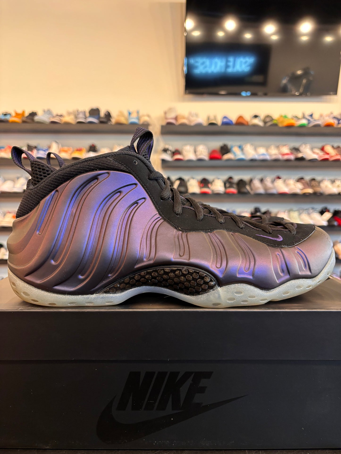 Nike Foamposite Eggplant 2024 Size 13 Pre-Owned