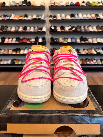 Nike Dunk Low Off-White Lot 17 Size 9.5 Pre-Owned