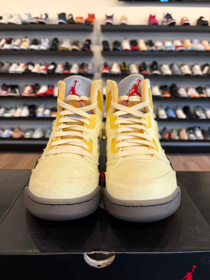 Jordan 5 Off-White Sail Size 8 Pre-Owned