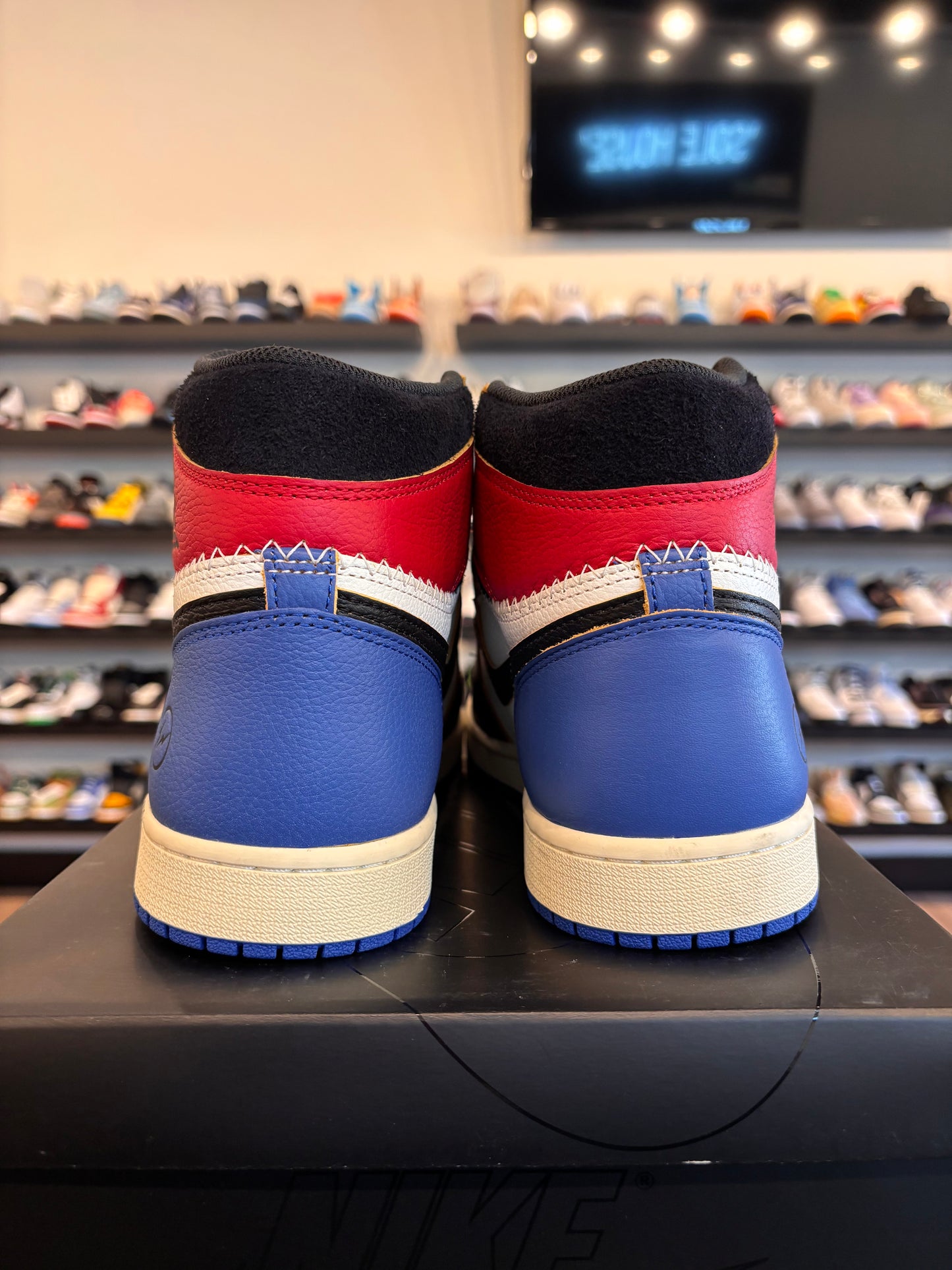 Jordan 1 Union Fragment Varsity Red Royal Size 11.5 Brand New