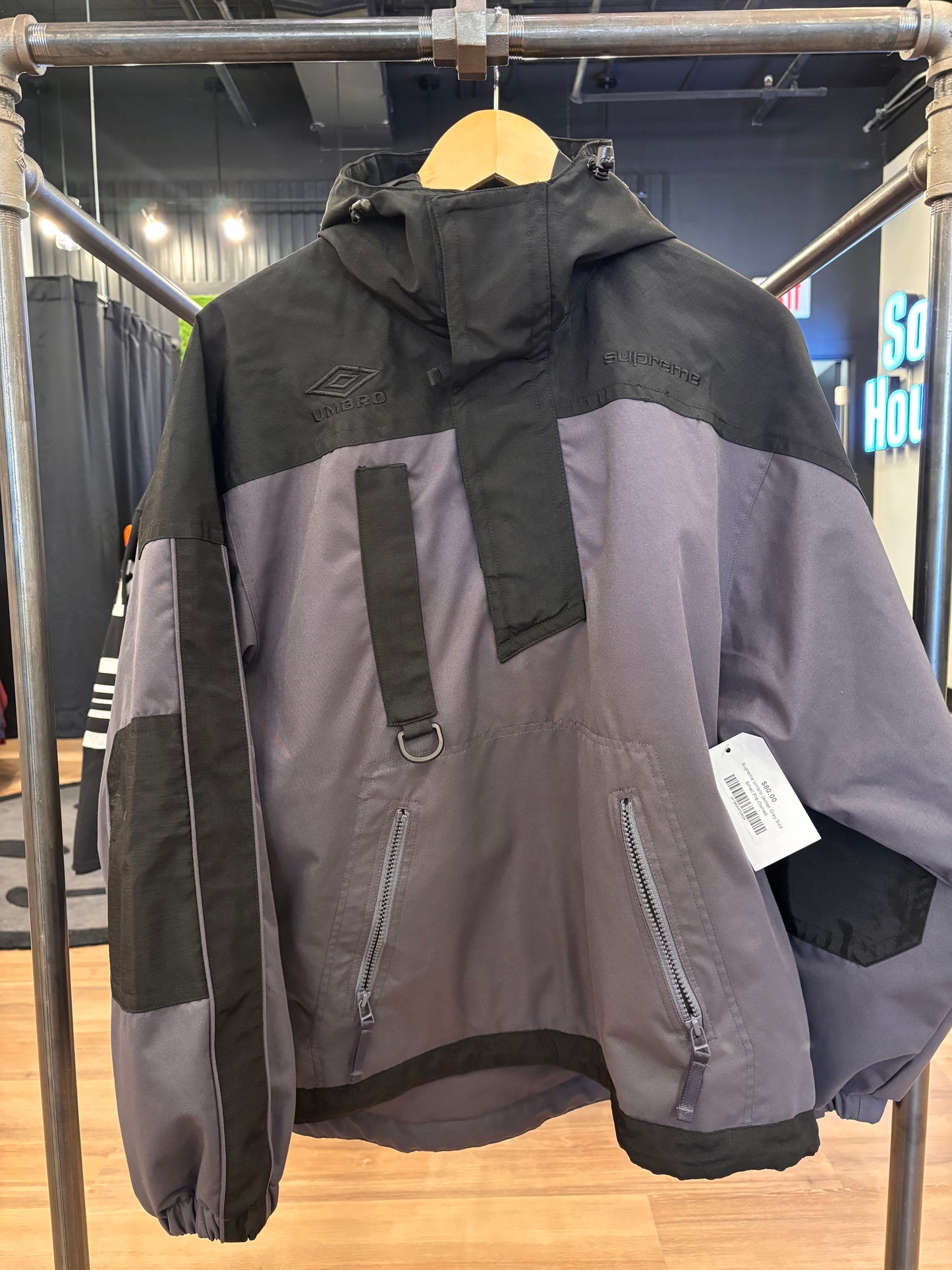 Supreme Umbro Jacket Grey Size Small Pre-Owned