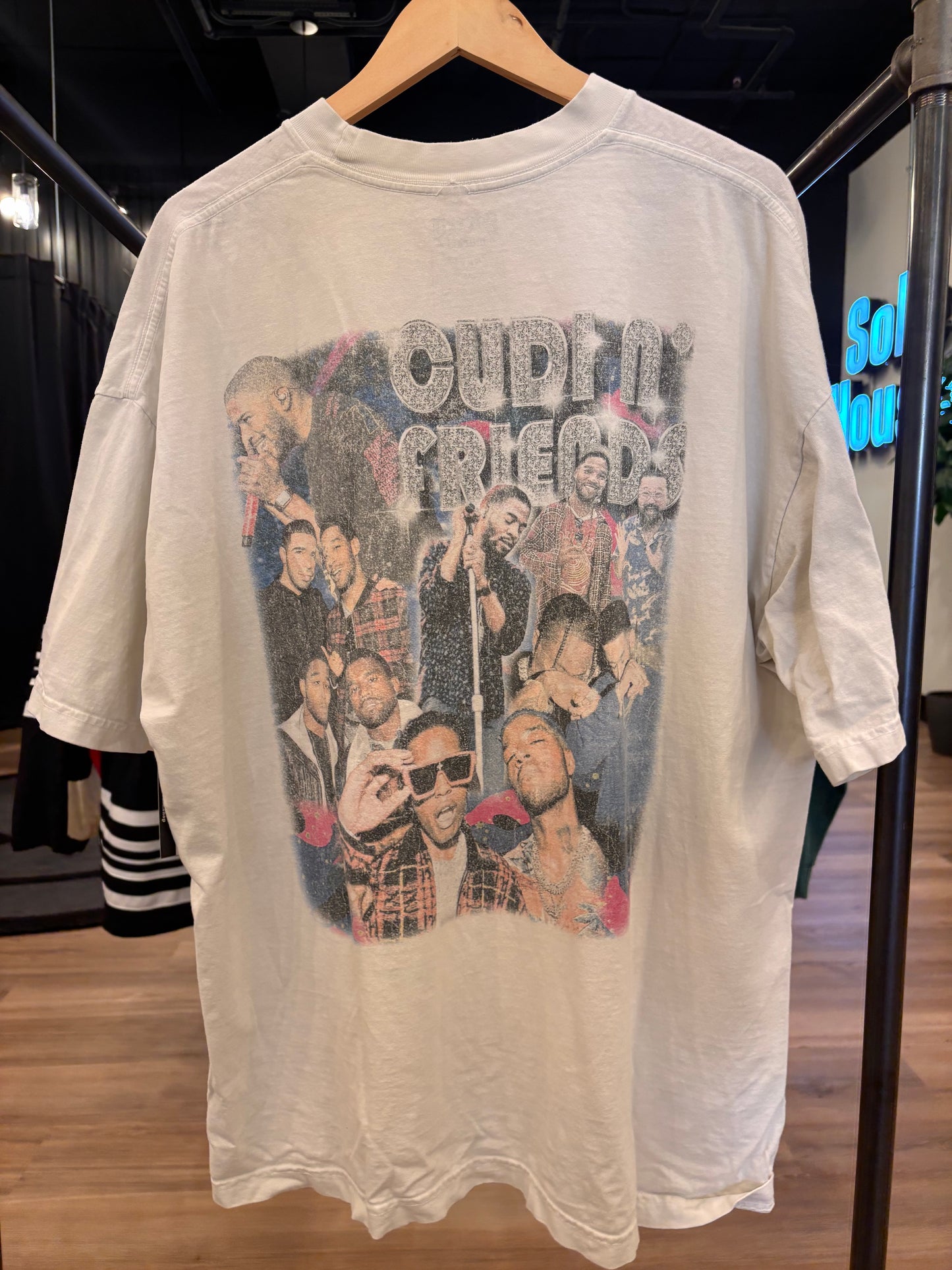 Kid Cudi Street Market Tee White Size XL Pre-Owned