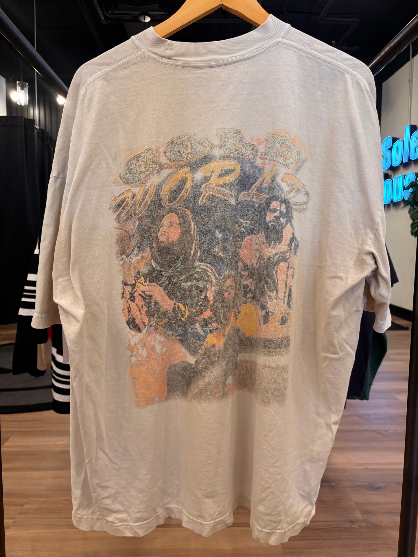 J Cole Street Market Tee White Size XL Pre-Owned