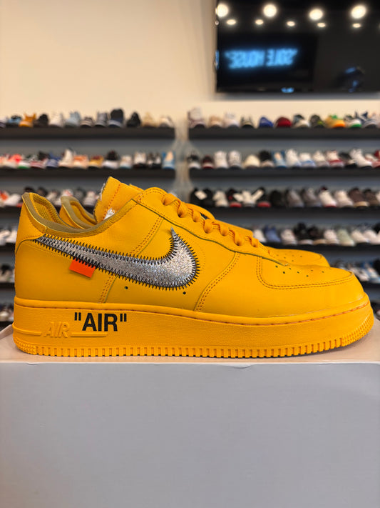 Nike Air Force 1 Low Off-White Lemonade Size 10 Pre-Owned