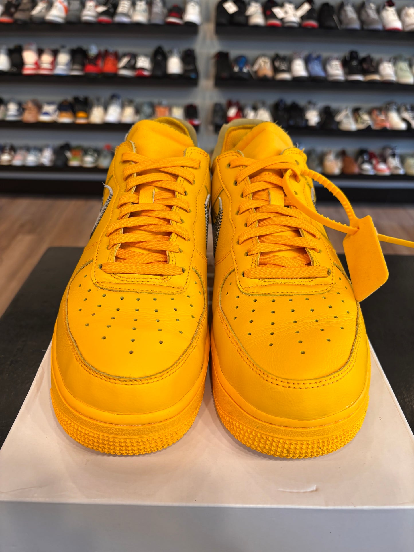 Nike Air Force 1 Low Off-White Lemonade Size 10 Pre-Owned