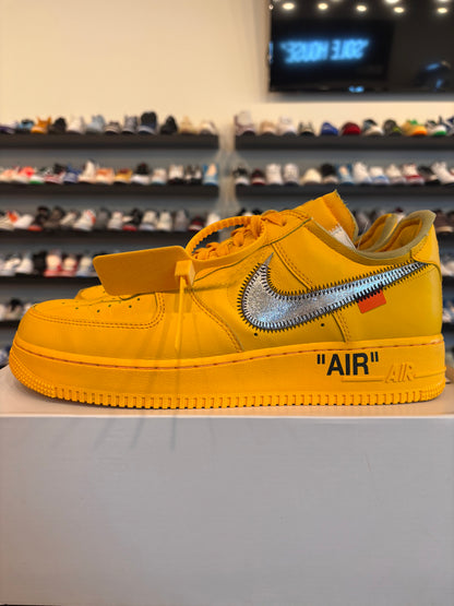 Nike Air Force 1 Low Off-White Lemonade Size 10 Pre-Owned