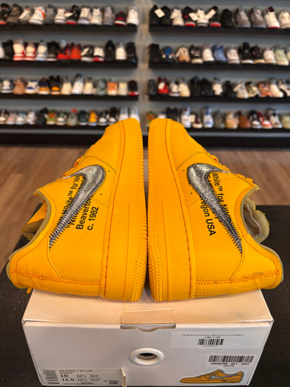 Nike Air Force 1 Low Off-White Lemonade Size 10 Pre-Owned