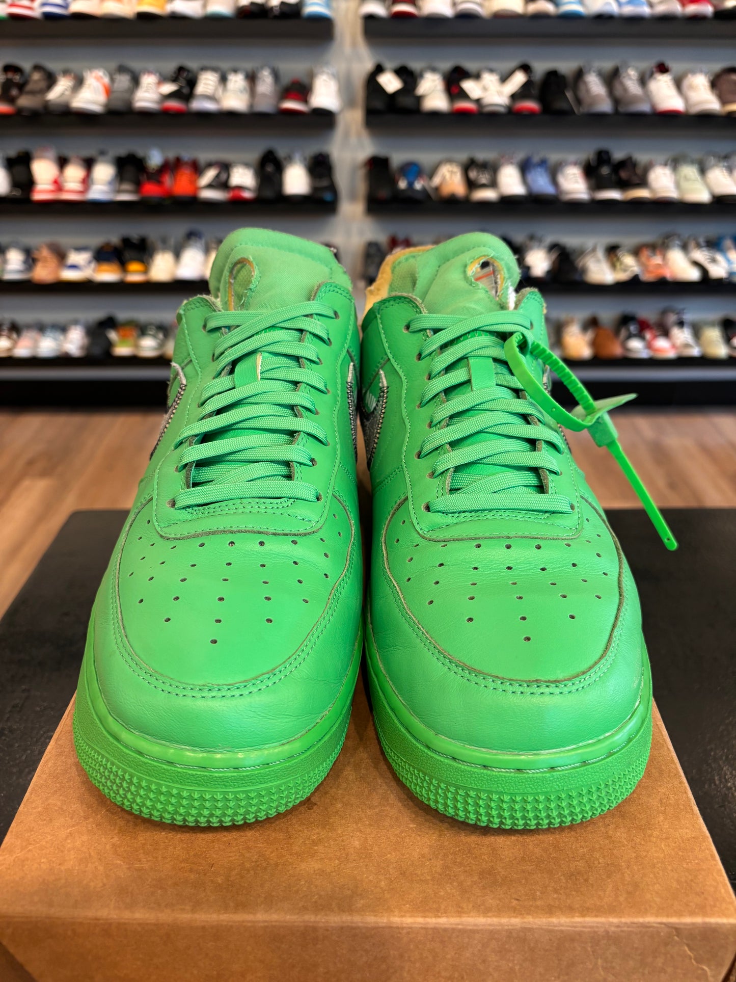 Nike Air force 1 Low Off-White Brooklyn Size 11.5 Pre-Owned (No Box)