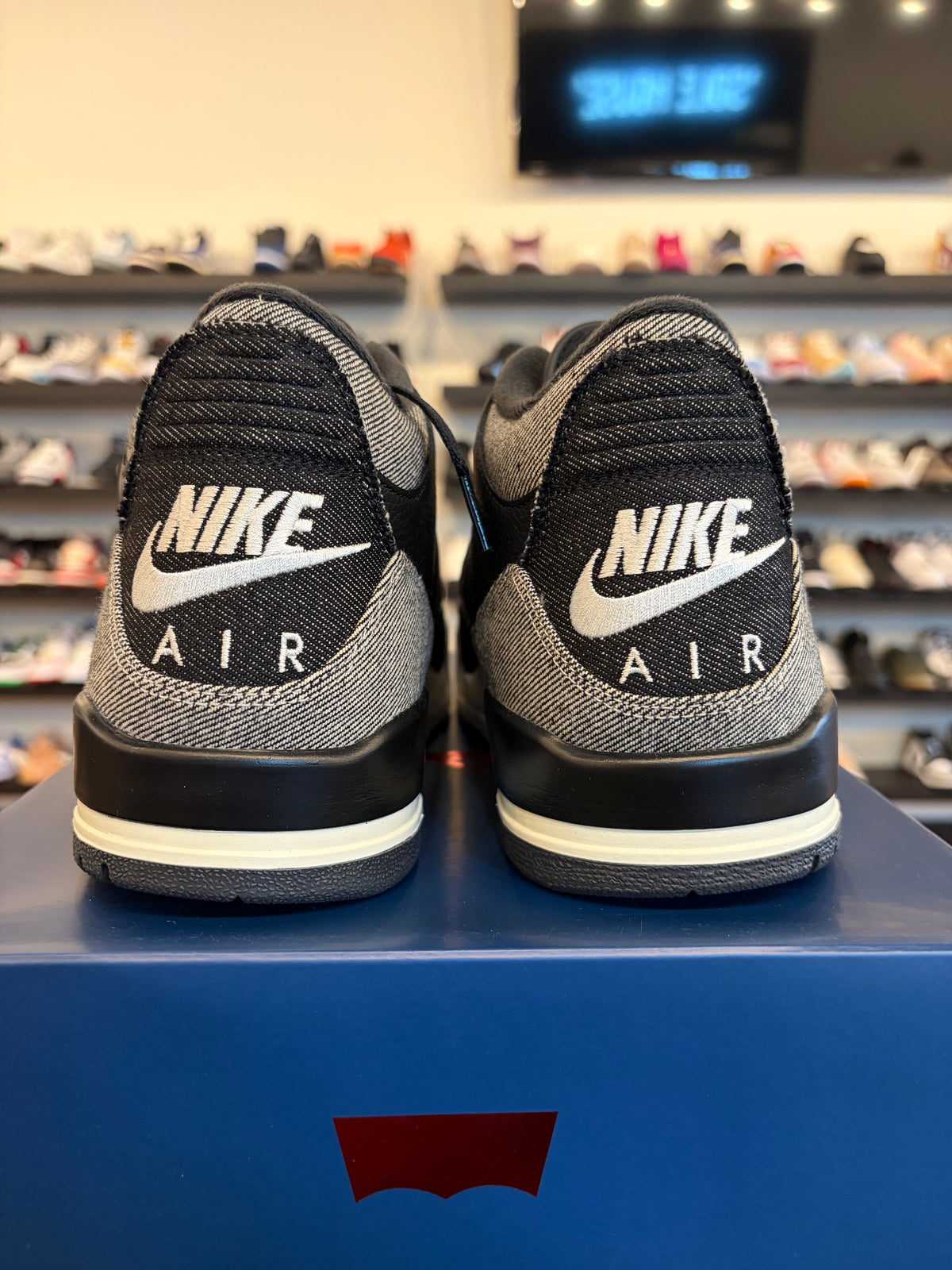 Jordan 3 Levi's Black Size 11.5 Brand New