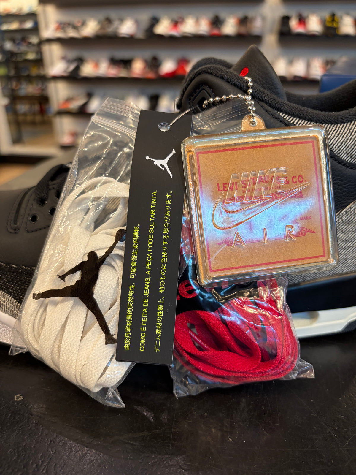 Jordan 3 Levi's Black Size 11.5 Brand New