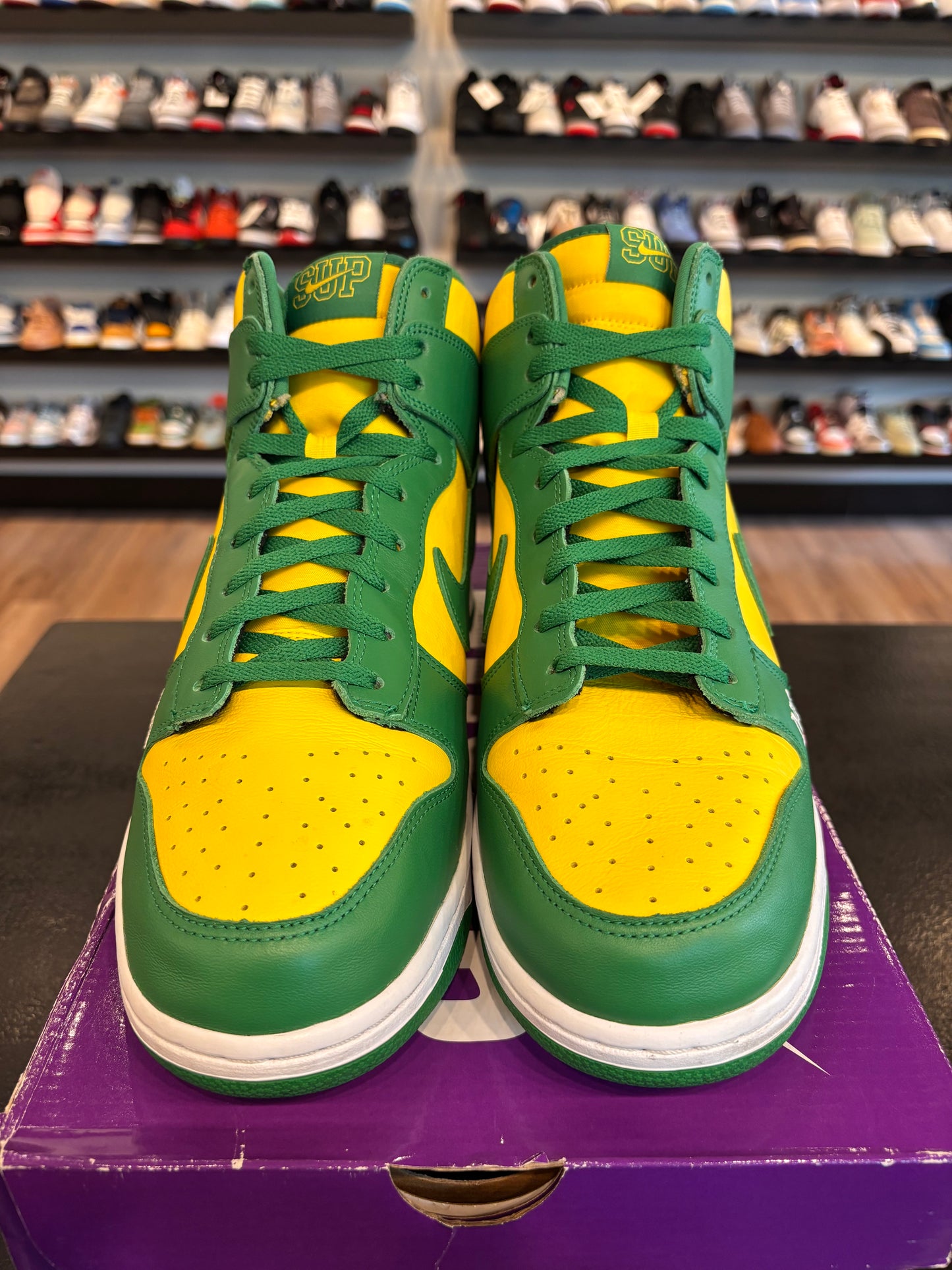 Nike SB Dunk High Supreme By Any Means Brazil Size 12 Pre-Owned