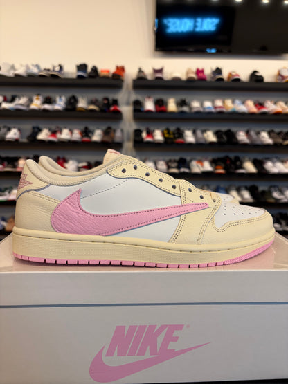 Jordan 1 Low Travis Scott Shy Pink Size 9.5 Brand New